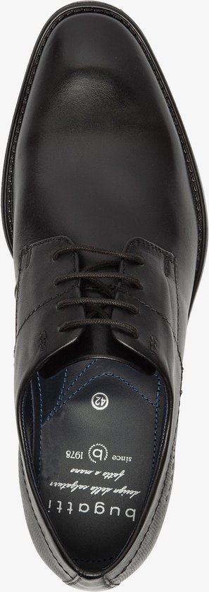 Chaussures à lacets homme en cuir Bugatti - Zwart - Taille 40