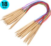 Somstyle Rondbreinaalden Set - Geschikt Voor Rondbreien - 80 Centimeter - 18-Delig