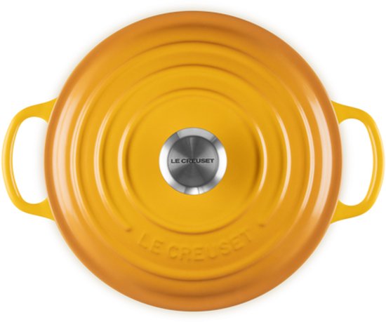 Grande Cocotte en Fonte ovale LE CREUSET Vintage MODELE G ORANGE