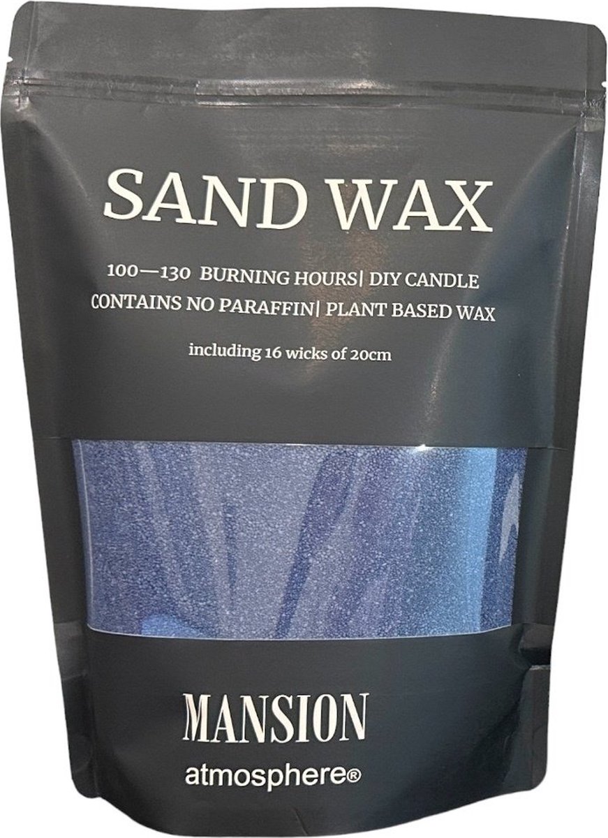 Mansion atmosphere Sand Wax Blauw 500g
