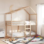 Bol.com vidaXL Kinderbedhuisje - Grenenhout - 203x805x142 cm aanbieding