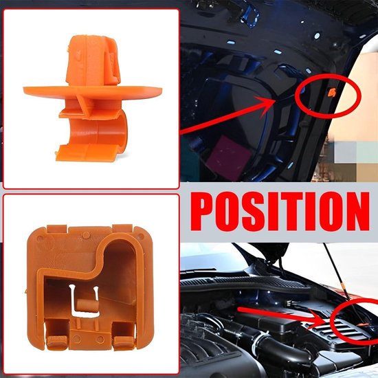 Motorkap Stay Clip Frame Beugel Voorkap Ondersteuning - Set van 2 ...
