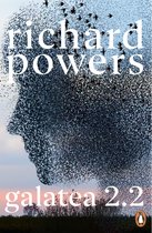 Boekomslag van Galatea 2.2 door Richard Powers, met een zwerm vogels die een gezicht vormen.