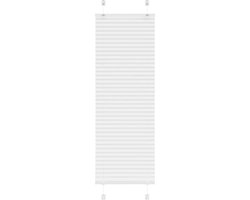 vidaXL - Plissé - rolgordijn - 50x100 - cm - stofbreedte - 49,4 - cm - polyester - wit