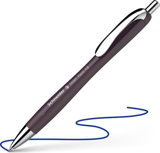 Stylo bille - Slider - Memo XB - Lot de 10 - Couleur Noir - Pointe Moyenne - Non