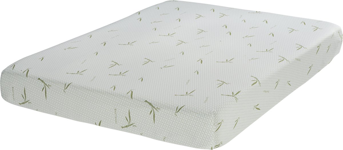 Viking Choice Koudschuim Matras - Kindermatras 160x70x8 cm - Wit Bamboe Tijk - Viking Choice