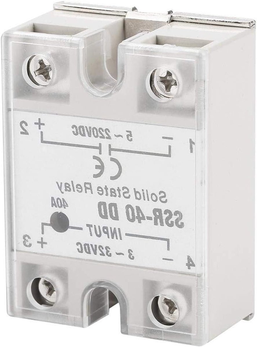 Halfgeleiderrelais 40A DC-besturing - Relaismodule DC 5V-220V 3V-32V DC 6-12mA