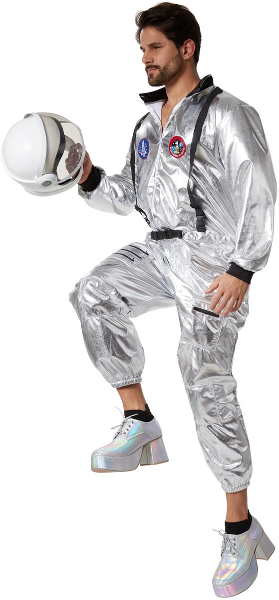 dressforfun - Astronaut Kostuum - L - Astronauten Verkleedkleding Carnaval - Halloween - Verkleden - Feestkleding - Carnavalskleding - Feest - Partykleding — afbeelding 4