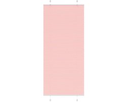 vidaXL - Plissé - rolgordijn - 95x200 - cm - stofbreedte - 94,4 - cm - polyester - roze