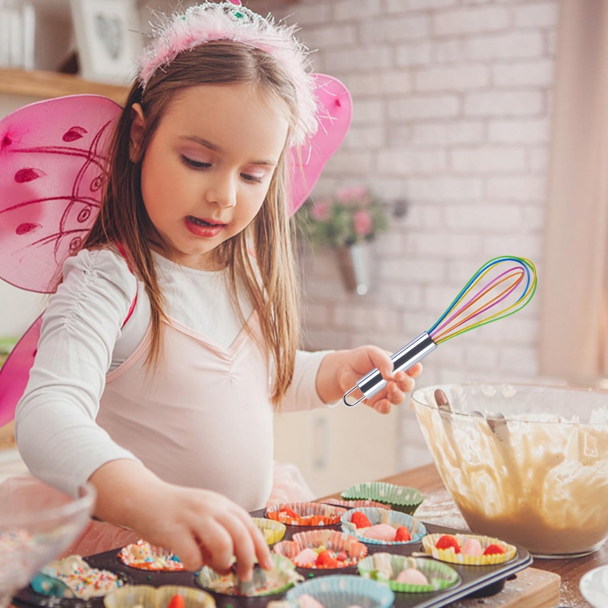 Siliconen garde set, gardes voor het koken 8,5 '' 10 '' 12'' stevige ballon Wisk keuken tool eiklopper voor het mengen kloppen kloppen roeren bakken