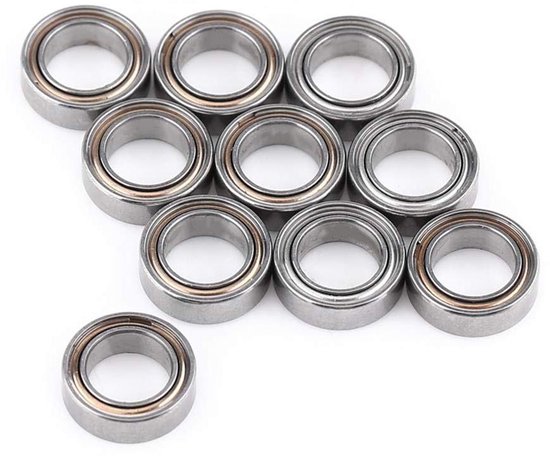 10 Stuks Hittebestendige Duurzame Multifunctionele Lagers Van Het Staal Miniatuur 698zz Kogellagers 8x19x6mm