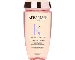 Kérastase Gloss Absolu Bain Hydra-Glaze - Anti-Frizz Shampoo met Glanseffect voor Lang, Pluizig Haar - Met Hyaluronzuur - 250ml