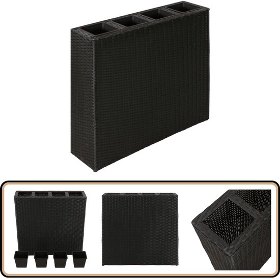 tectake® Verhoogde plantenbak - Incl. afdichtfolie - Kweekbak, 70x30x25 cm - Rugvriendelijke moestuinbak, verhoogde tuinbak, bloembak voor buiten, balkon en terras - Voorgemonteerd en inklapbaar