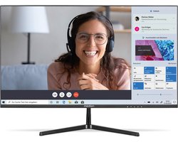 MEDION P52726 (MD 20154) 68,6 cm (27 inch) Full HD breedbeeldmonitor (FHD, HDR10, 16:9, HDMI, Displayport, VGA, Anti flikkering, Anti schittering, Anti blauw licht, meertalig menu) zwart