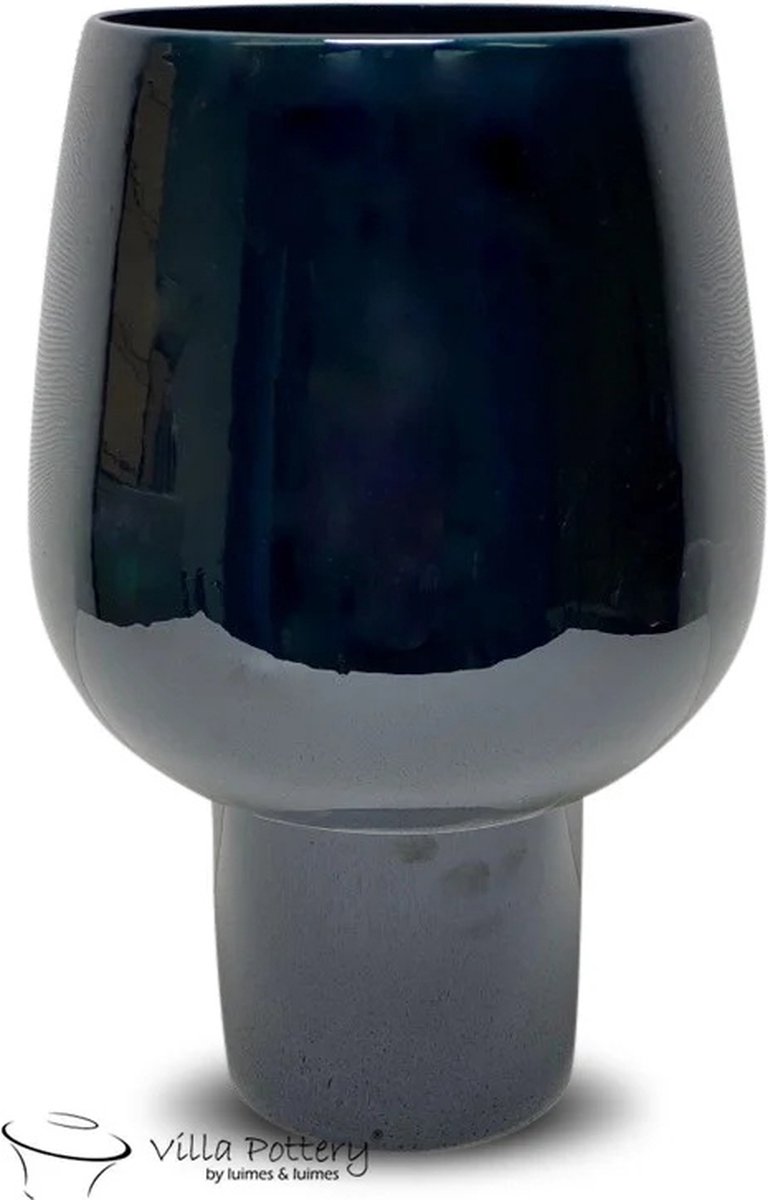 Villa Pottery Morocca Vaas Blauw 15 x 20 x 30