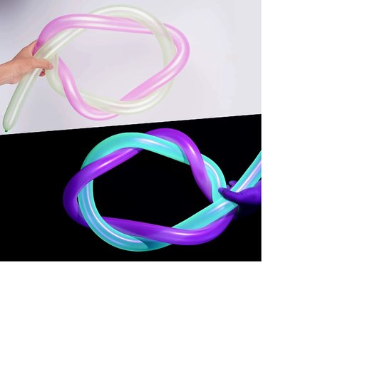 AUNGKWANG 100 stuks magische ballonnen, roze, lange ballonnen, sculptuur, ballonnen, modellering, magische latexballonnen, voor kinderverjaardag, bruiloft en feest