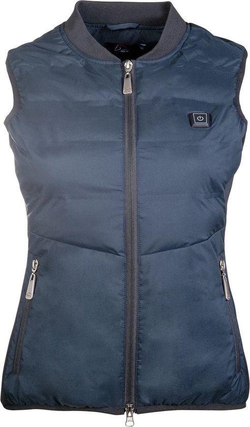 Body warmer Comfort avec chauffage bleu foncé taille XL avec power bank (5 000 mAh)