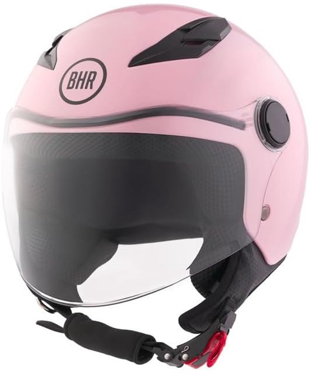 BHR 838 Kids – Kinderhelm Scooter – Veiligheid voor uw Kind – Scooterhelm voor Kinderen – Kinderhelm Motor - Roze – Maat M