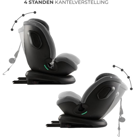 Kinderkraft Xpedition3 Autostoel - I-Size - Grijs - 360° draaibare isofixbase - met extra veiligheidssystemen van Kinderkraft — afbeelding 4