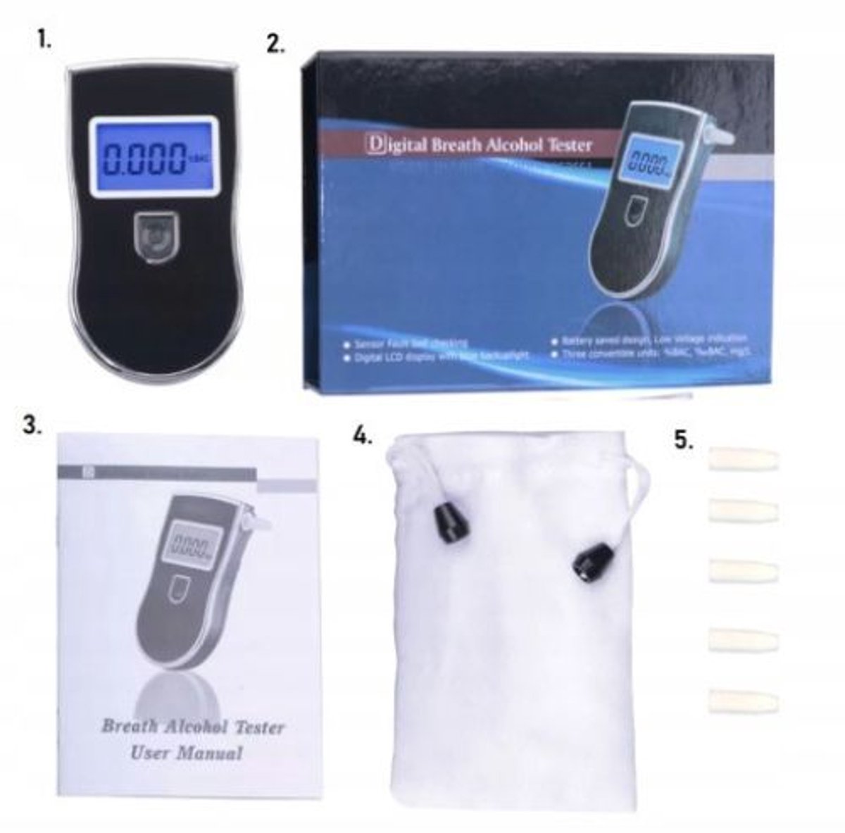 Sonew Testeur D'alcootest Alcootest Petit Portable Intelligent Réponse