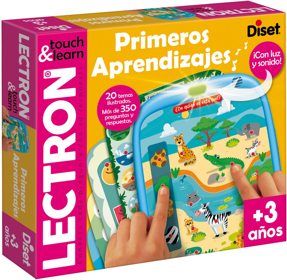 Diset Lectron - Touch, 3 jaar, Geluid, Batterijen vereist, AAA, Karton, Kunststof, Meerkleurig
