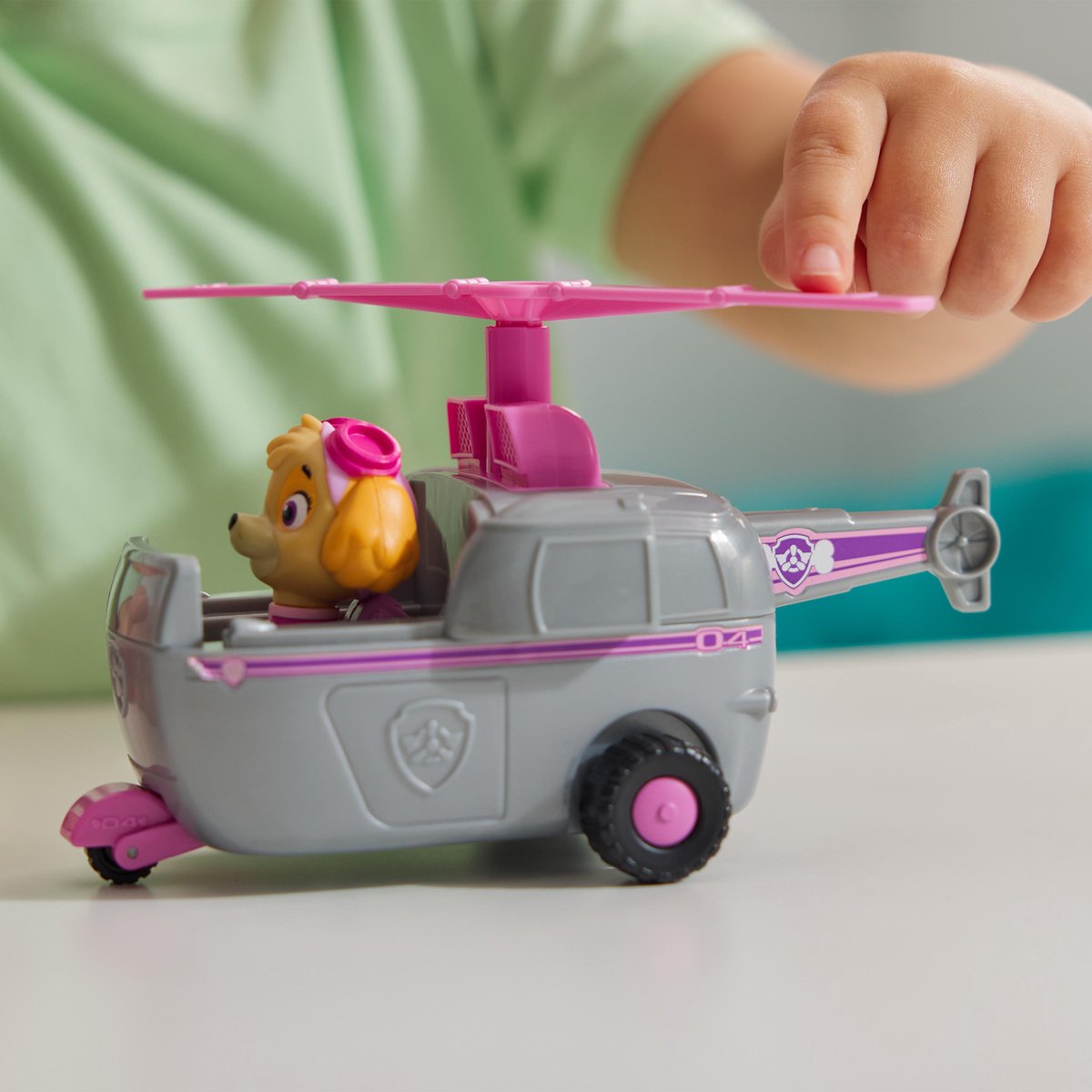 PAW Patrol - Skye's Helicopter Voertuig - speelgoedhelikopter met speelfiguur — afbeelding 19