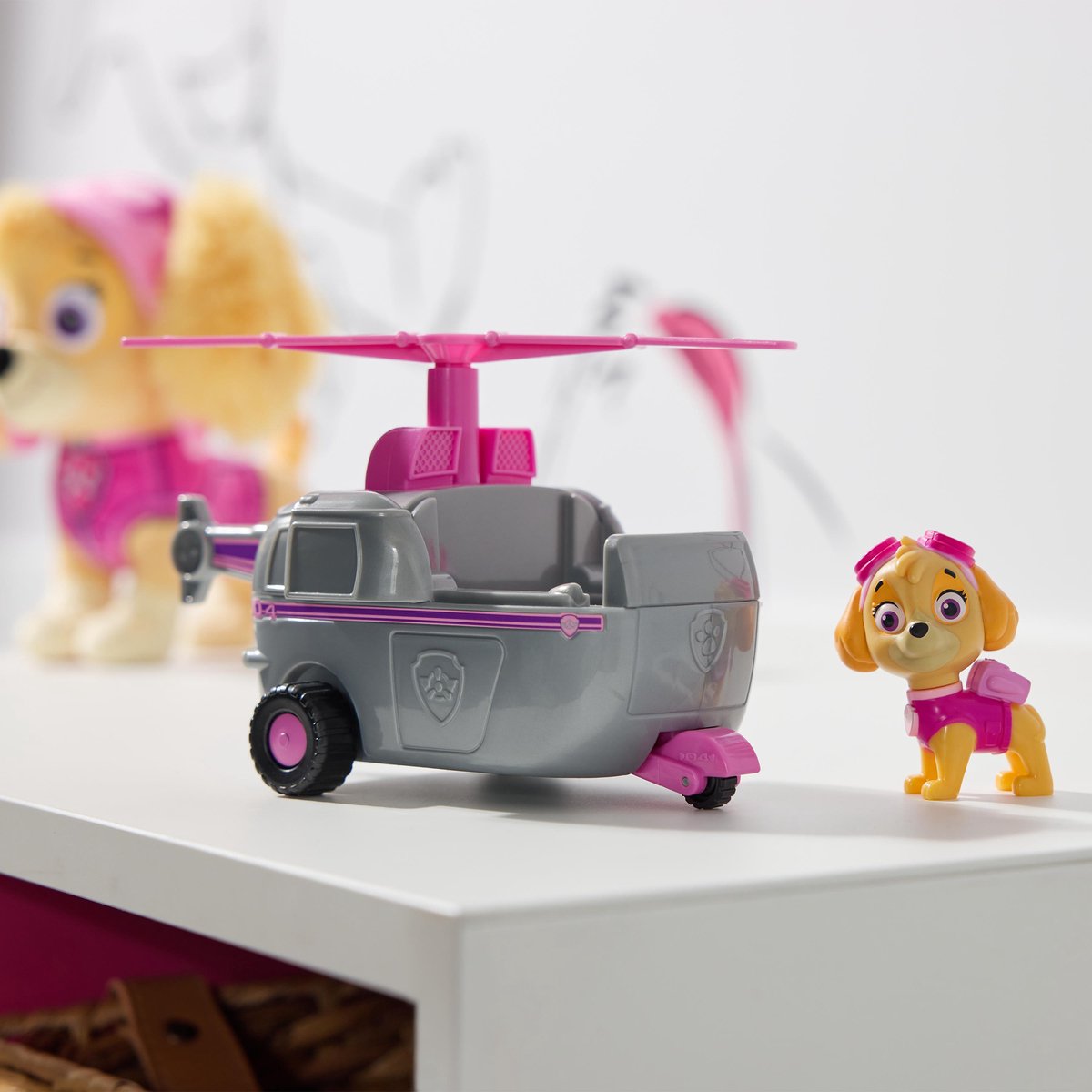 PAW Patrol - Skye's Helicopter Voertuig - speelgoedhelikopter met speelfiguur — afbeelding 23