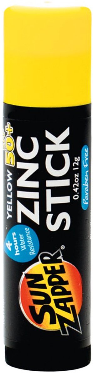 Sun Zapper Zink Stick - Zonnebrandcrème - Geel -Waterbestendig - SPF 50+