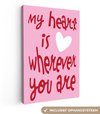 Tekst - My heart is wherever you are