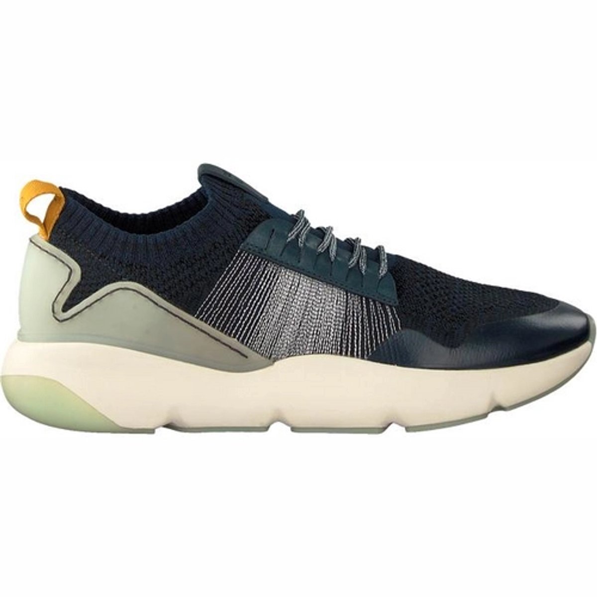 Cole Haan Men 3Zerogrand Motion Stitchlite Trainer Blueberry Black Morning Mist Golden Orange Ivory