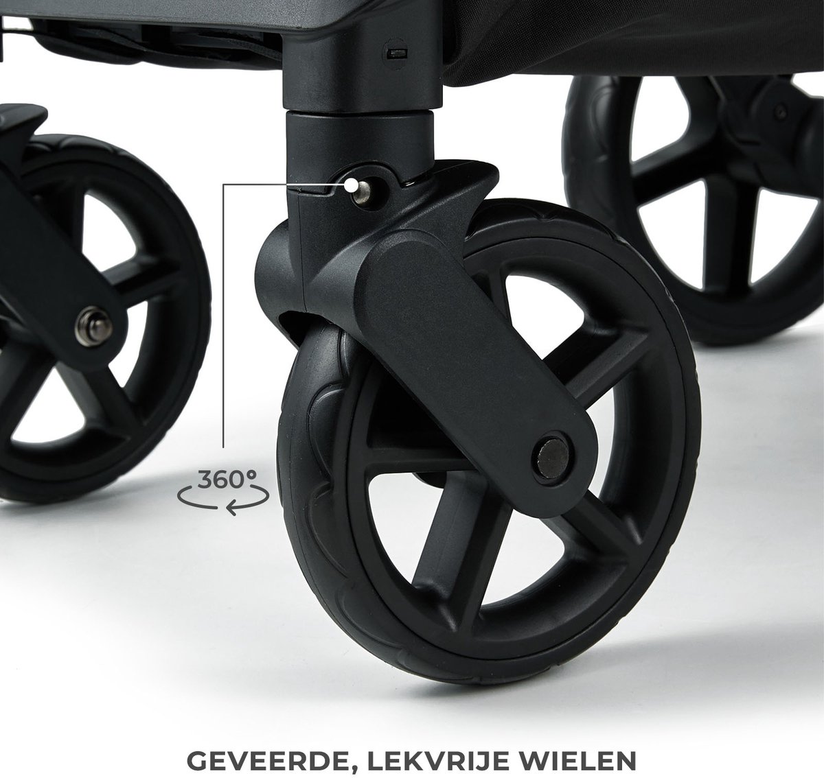 Kinderkraft LOOM Buggy – Lichtgewicht & Compact – Automatisch Inklapbaar – Verstelbare Rugleuning – Zwart – foto 6