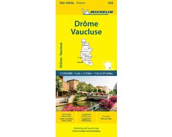 Michelin Local Map 332 - Drôme Vaucluse, France 2024