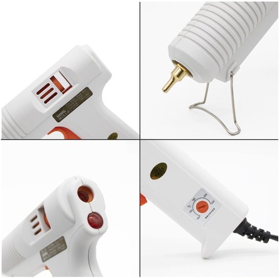 Pistol de lipit cu silicon BOSCH PKP 18 E, 200W, Temperatura 200°C
