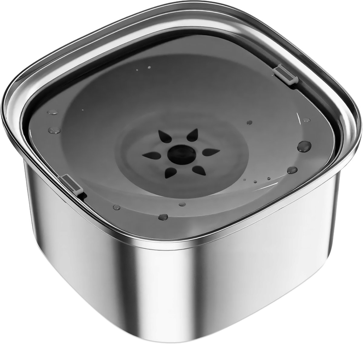 Bol.com Vulpes Goods® Drinkbak Hond - Waterbak voor Honden - Anti Knoei - Vermindert slobberen - RVS - Onderweg - 3L aanbieding
