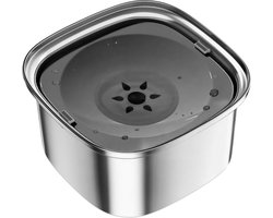 Vulpes Goods® Drinkbak Hond - Waterbak voor Honden - Anti Knoei - Vermindert slobberen - RVS - Onderweg - 3L