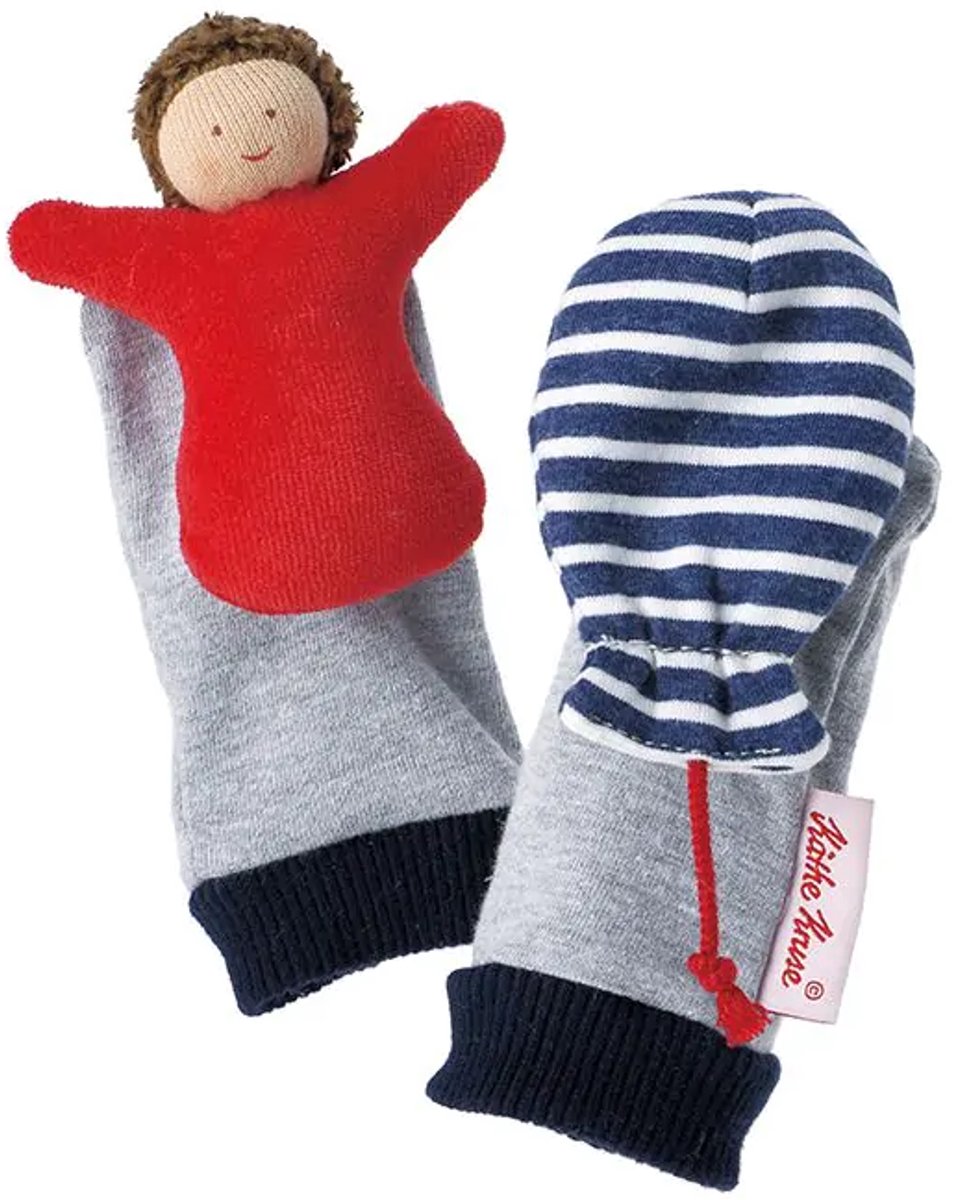 Käthe Kruse babysokken speelgoed Impish Angel Activity Socks kleurrijk.