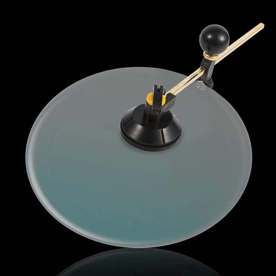 Glassnijder Cirkelsnijder met Zuignap, 60 cm, Verstelbaar, 6 Wielen, voor Glas en Spiegel, 3-12 mm Snijdikte Glassnijder Cirkelsnijder met Zuignap, 60 cm, Verstelbaar, 6 Wielen, voor Glas en Spiegel, 3-12 mm Snijdikte