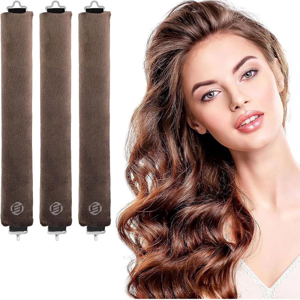 Heatless Curls - Haar Kruller - Haarkruller - Krullen zonder Warmte - Krullen zonder Hitte - Krullend Haar Producten - Haarrollers - Krulspelden - Heatless Curls Tool - Heatless Curler