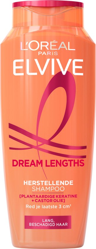 L'Oréal Paris Elvive Dream Lengths Shampoo - Voor lang, beschadigd haar - Herstellende shampoo - 250 ml