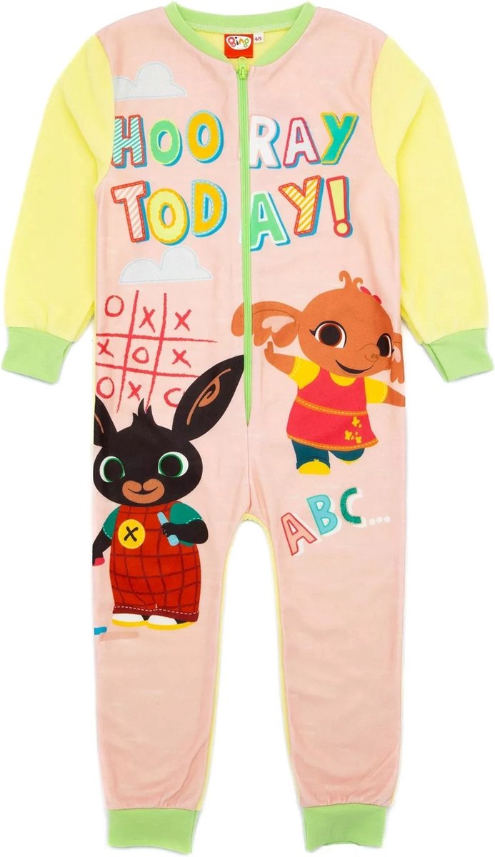 Bing Bunny Onesie - Pyjama - Huispak - met ritssluiting multi colour