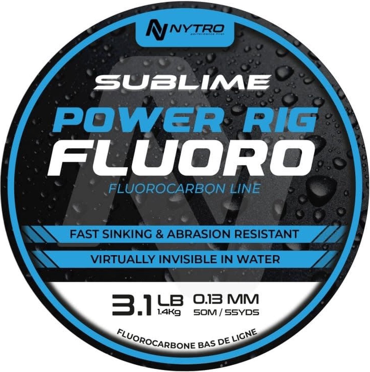 Nytro Sublime Power Rig Fluoro 50m - Maat : 0.23mm
