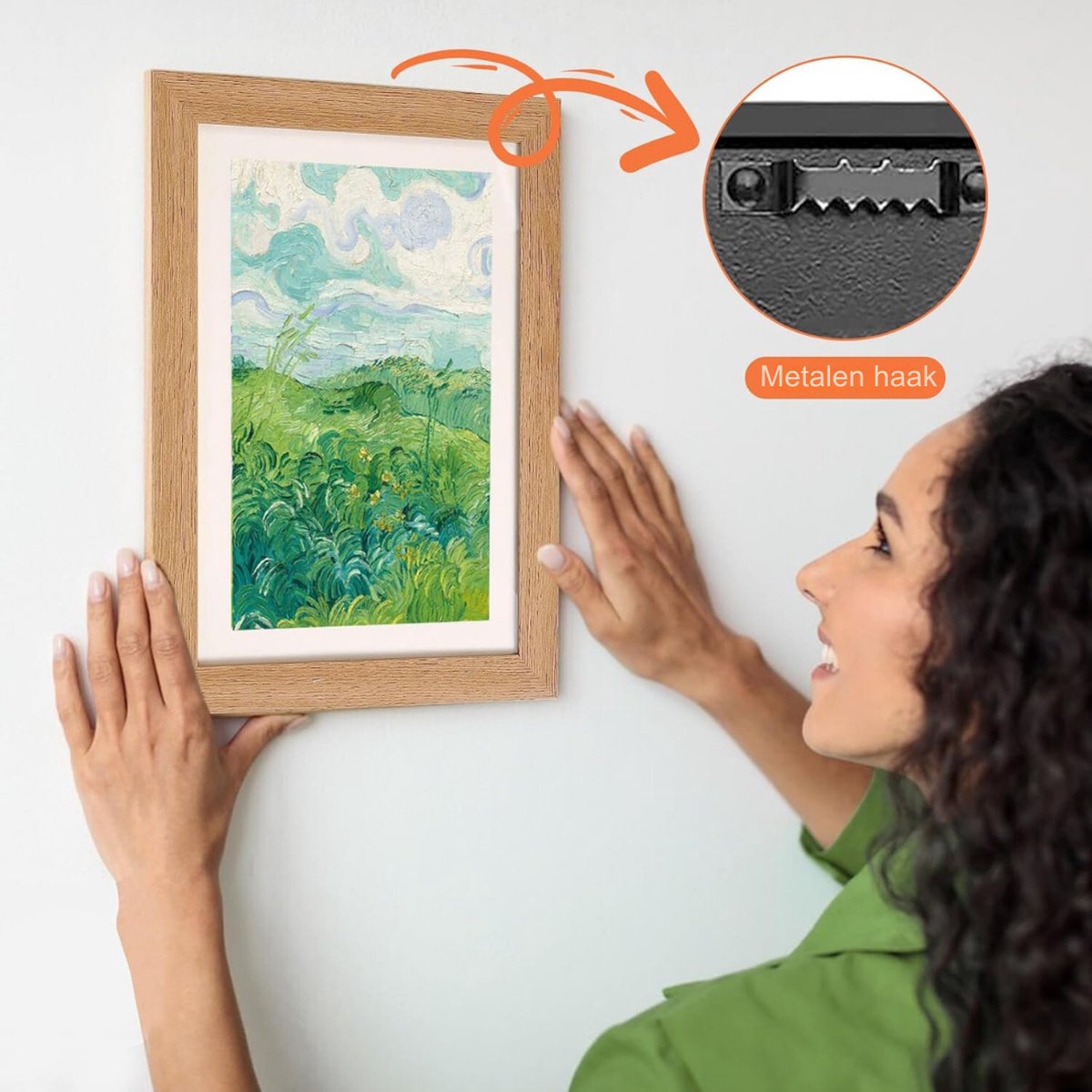 Wissellijst Kindertekening - Fotolijst - Luxe fotolijst voor kindertekeningen - Kunstlijst - Wissellijst – Tekeningen – A4 - 33 x 24,5 x 2,51 cm – Hout Kleur - Moederdag - Cadeau — cadeau in Wonen & Interieur - foto 5