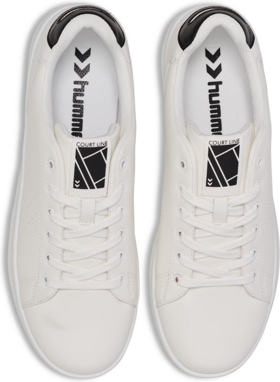 Baskets de sport unisexes Hummel Court Line vegan 225943 blanc