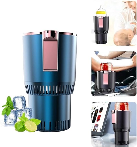 12V 36W Car Heating Cooling Cup Car Office Warmer Cooler Smart Cup Mug Holder Al