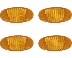 Purepeak Spaakreflectoren Set 4 Stuks - Spaakverlichting Kinderfiets - Spaakversiering - Oranje