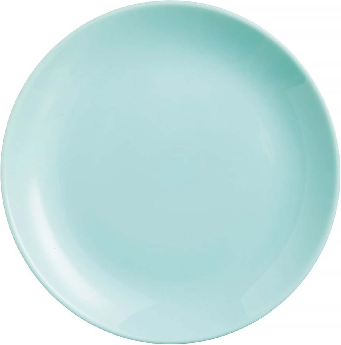 Luminarc -Bord - dinerbord, turquoise, rond, 25 cm, Diwali