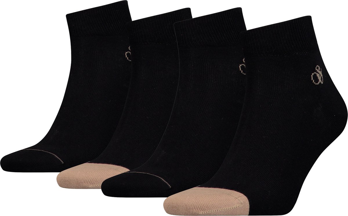 SOKKEN 4 PACK Scotch & Soda kwartsokken voor heren in een verpakking van 4