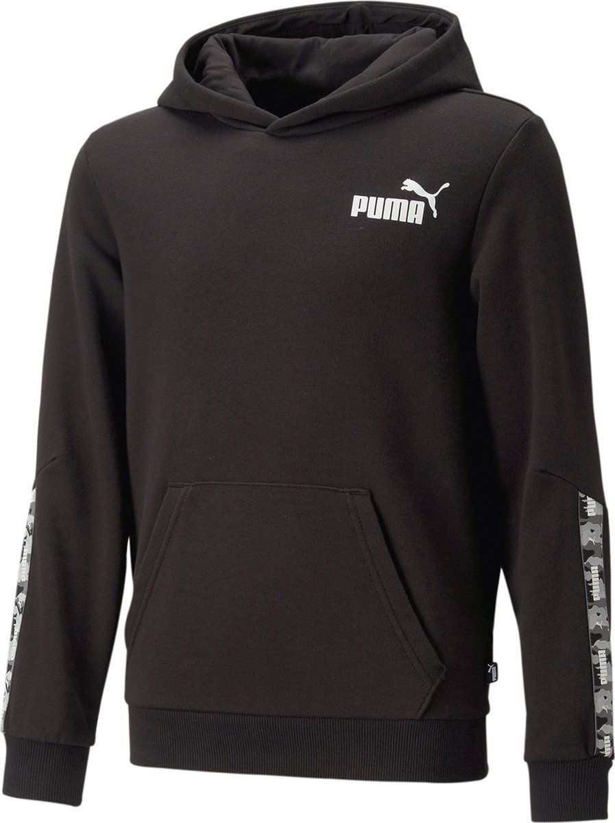 PUMA Ess Tape Camo Hoody kindersweatshirt 673235 Zwart