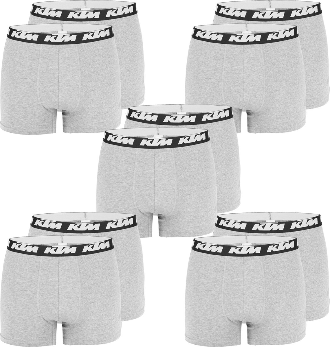 KTM by FREEGUN Boxershorts voor heren, ondergoedbroek, herenboxer, set van 10 multipack