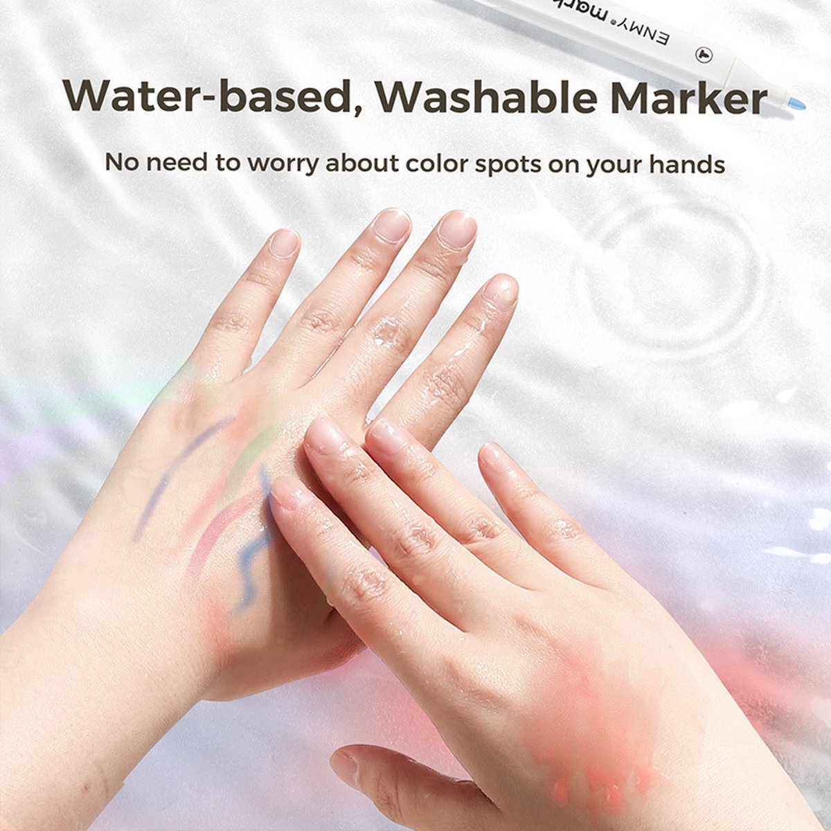 60 Acrylstiften Dual tip -Acryl Marker Verfstiften(60 stuks grote capaciteit) - Acrylverf - 60 Kleuren met doos- met dubbele penpunt- Acrylverf Tekenset- Acrylic Verf Markers Met Fijne Tip Ronde Tip -Voor Schilderen Canvas Glas Keramiek Decoreren — afbeelding 8